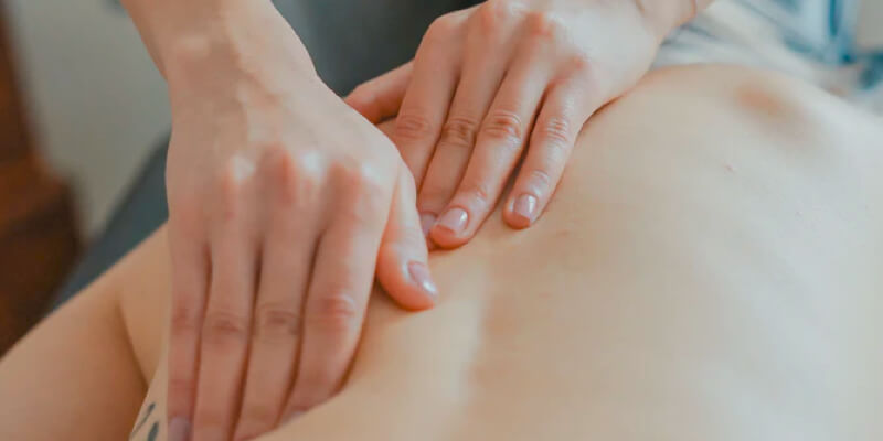 Back massage Back massage