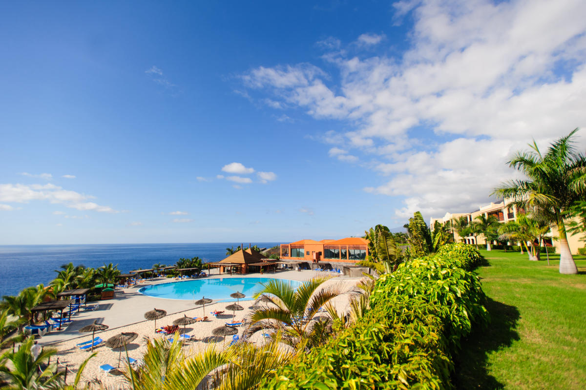 Künstlicher Strand des Hotels La Palma Princess