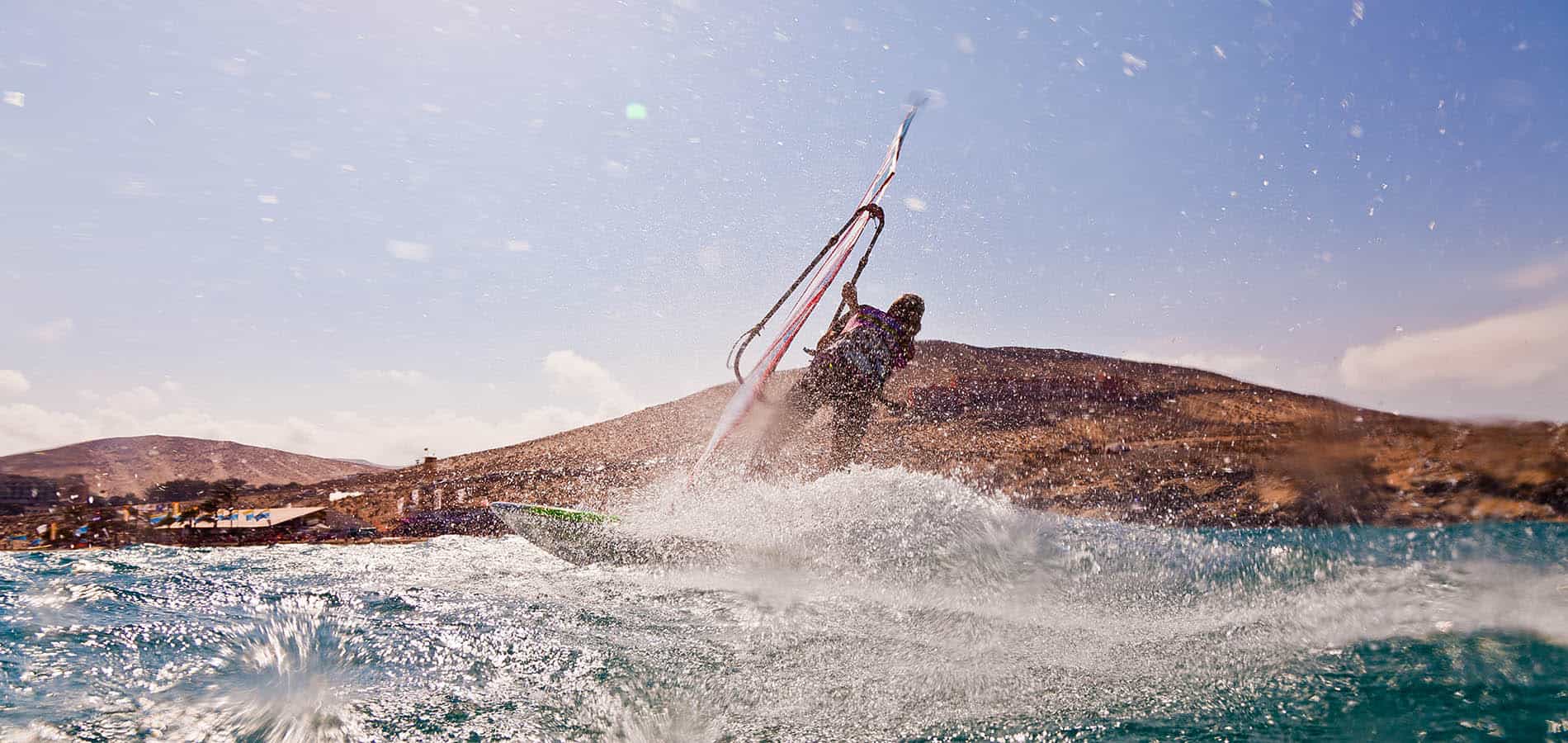 Windsurfing on La Palma