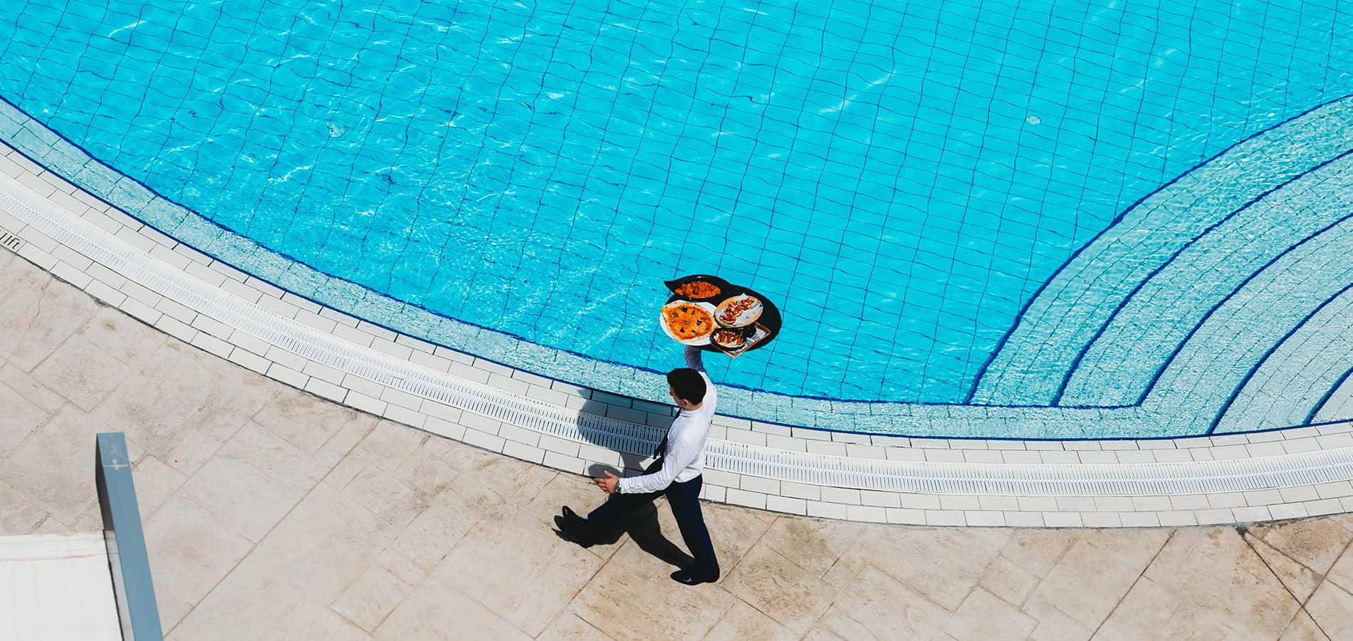 Restaurant service at the pool at Hotel La Palma & Teneguía Princess